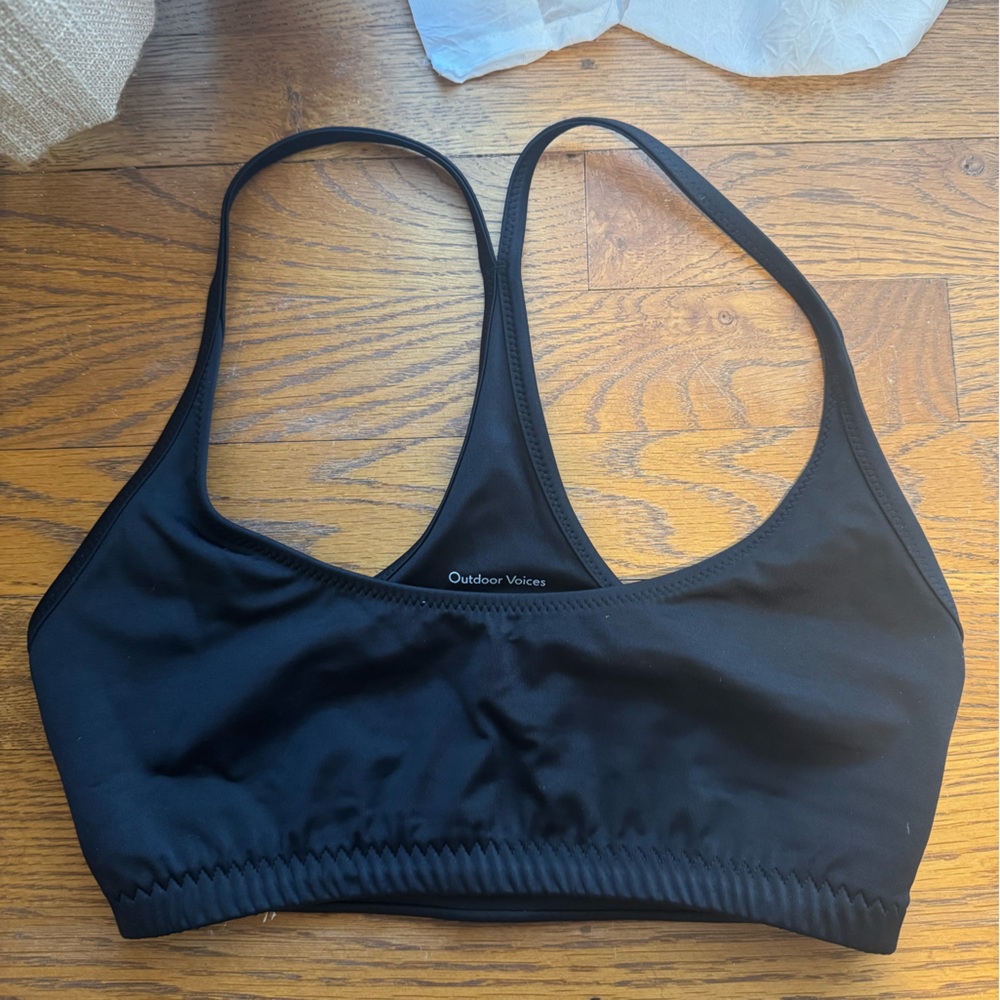 NWOT Outdoor Voices Swim Top | Small | Black